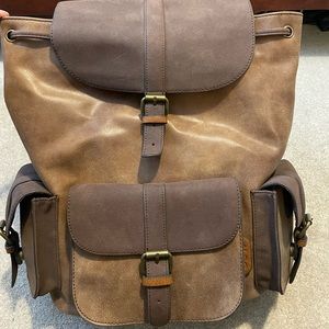 Faux leather Aldo backpack!